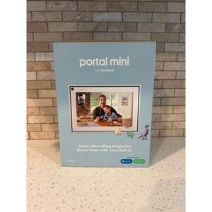 Facebook Portal Mini - Smart Video Calling 8" Touch Screen Display with Alexa